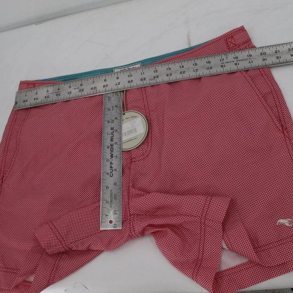 NWT TED BAKER Gatley Swim Trunks Mens 5 pink mesh Lined Lobster Geo Print shorts
